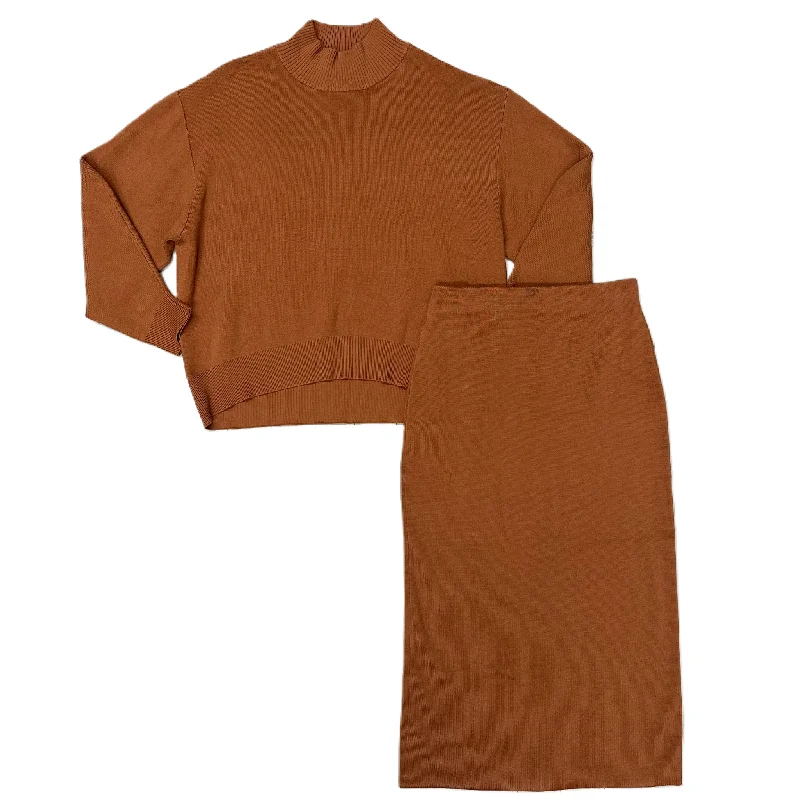 affordable women’s dress pants for work -Skirt Set 2pc By Moussy In Rust, Size: M