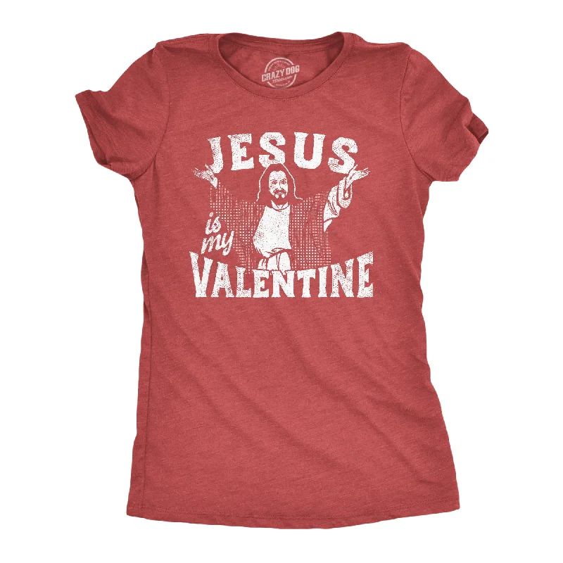 women’s elegant shoes for evening events -Womens Jesus Is My Valentine T Shirt Funny Valentines Day Religious Christian Joke Tee For Ladies