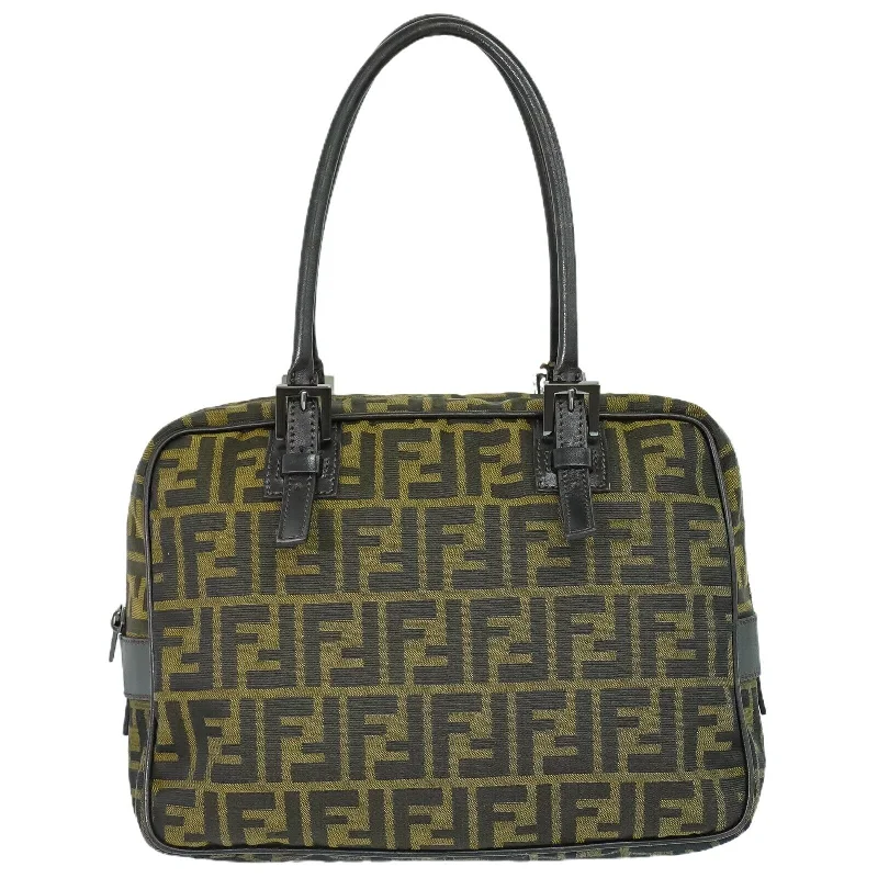 luxury handbags for professional women -Fendi Zucca  Canvas Tote Bag (Pre-Owned)