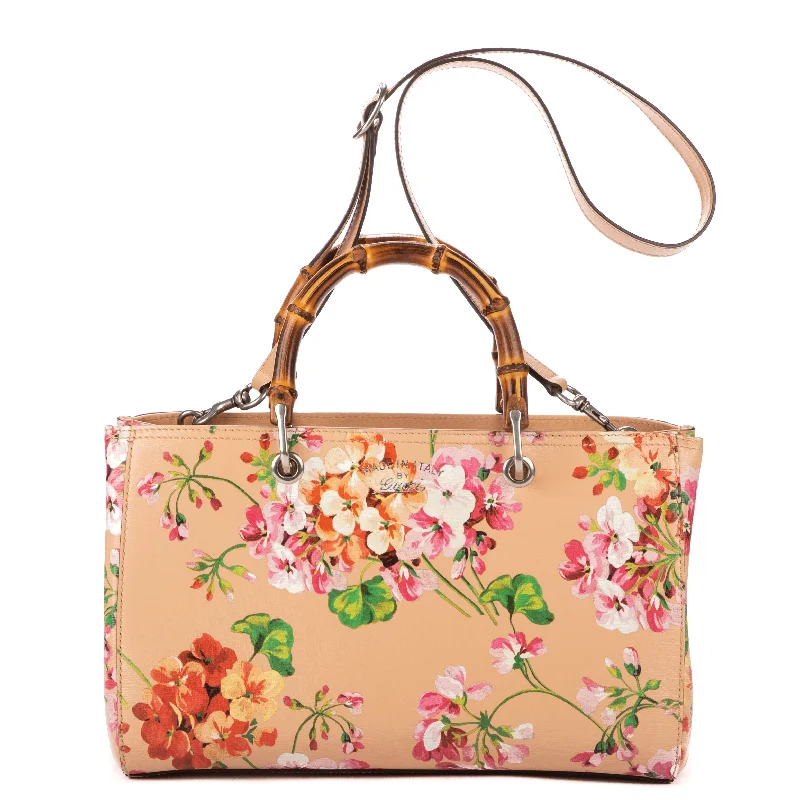 women’s handbags with intricate detailing -Floral Bamboo Tote