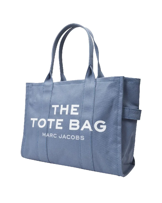 versatile handbags for work and leisure -The Large Tote Bag in Blue Canvas