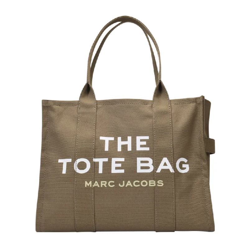 trendy handbags for young women -The Large Tote Bag - Marc Jacobs -  Slate Green - Cotton