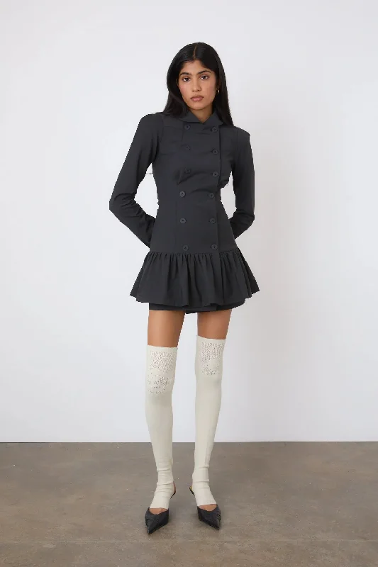 women’s wool coats for winter 2025 -The Romy Dress, Flint