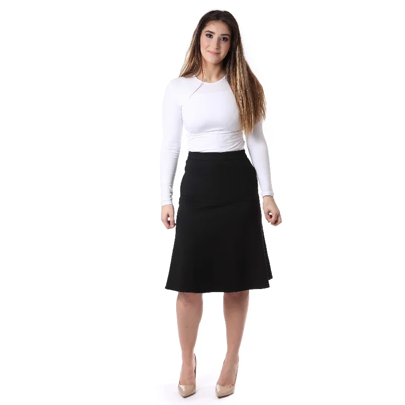 women’s casual skirts for summer style -Women's Classic Yoke A-line Skirt