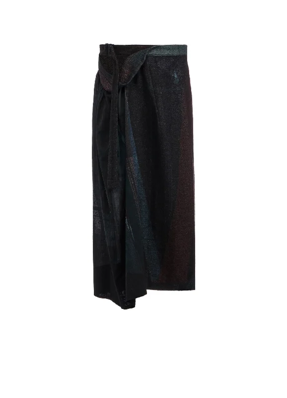 women’s plus size dresses for all occasions -RAISED C/W TWILL PEALED CHECK PT RIGHT CLOTH SKIRT